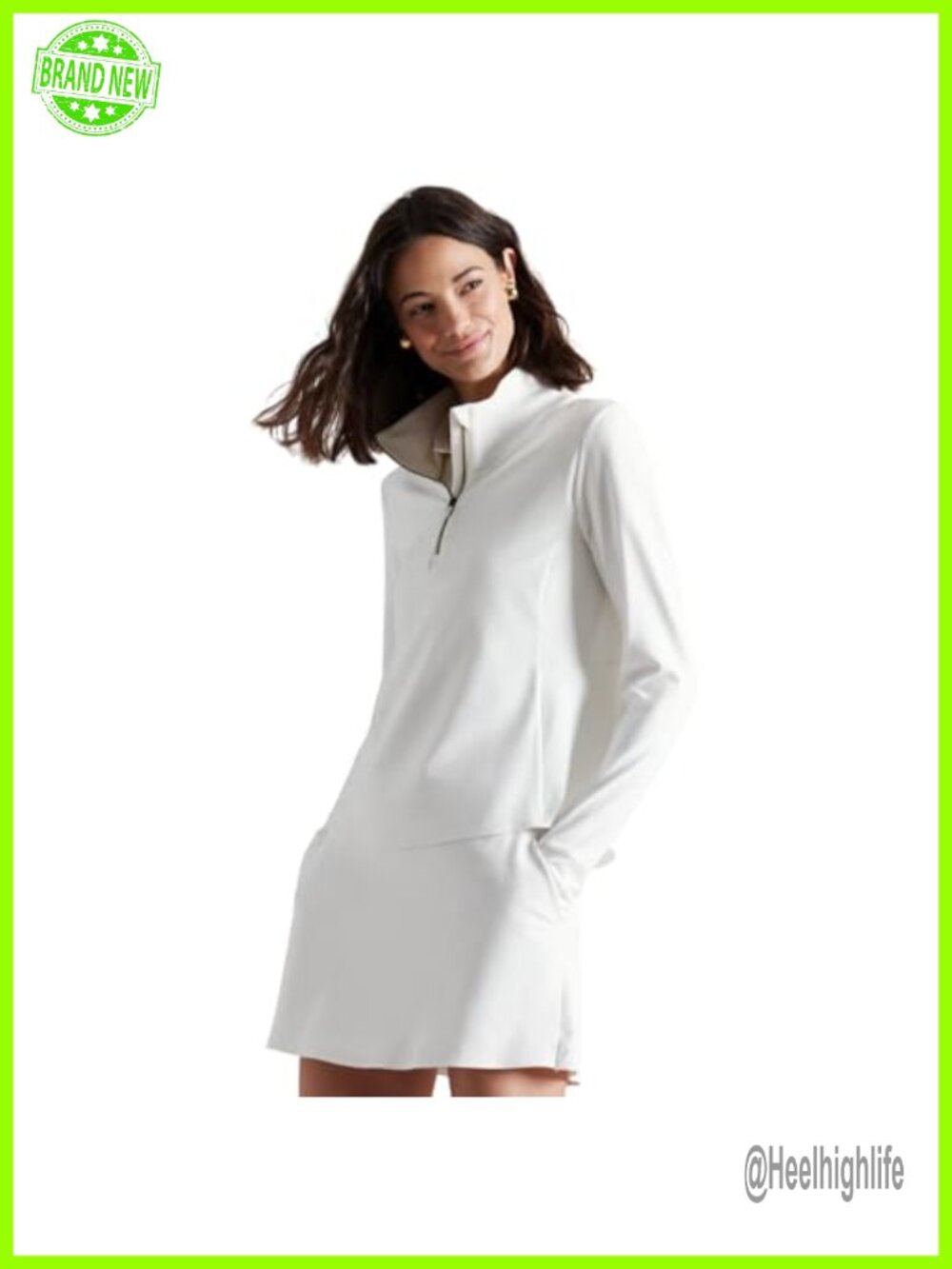 Rhone Women's Course to Court 1/4 Zip Pullover Long Sleeve Activewear Top